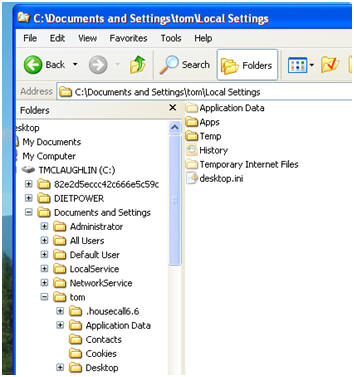 tom's local settings